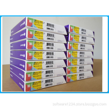 Microsoft windows 10 software English Win 10 pro 32bit 64 Bit retail pack with